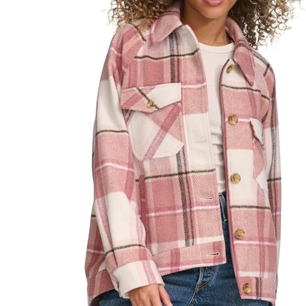 Levi's Women's Wool Blend Shirt Jacket